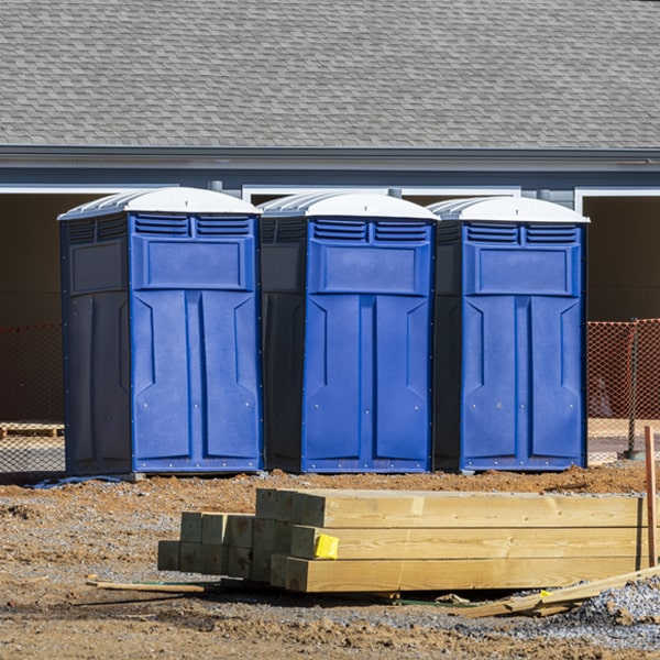 can i customize the exterior of the portable toilets with my event logo or branding in Mora MO